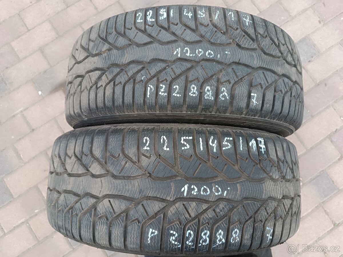225/45/17 zimní 2 kusy