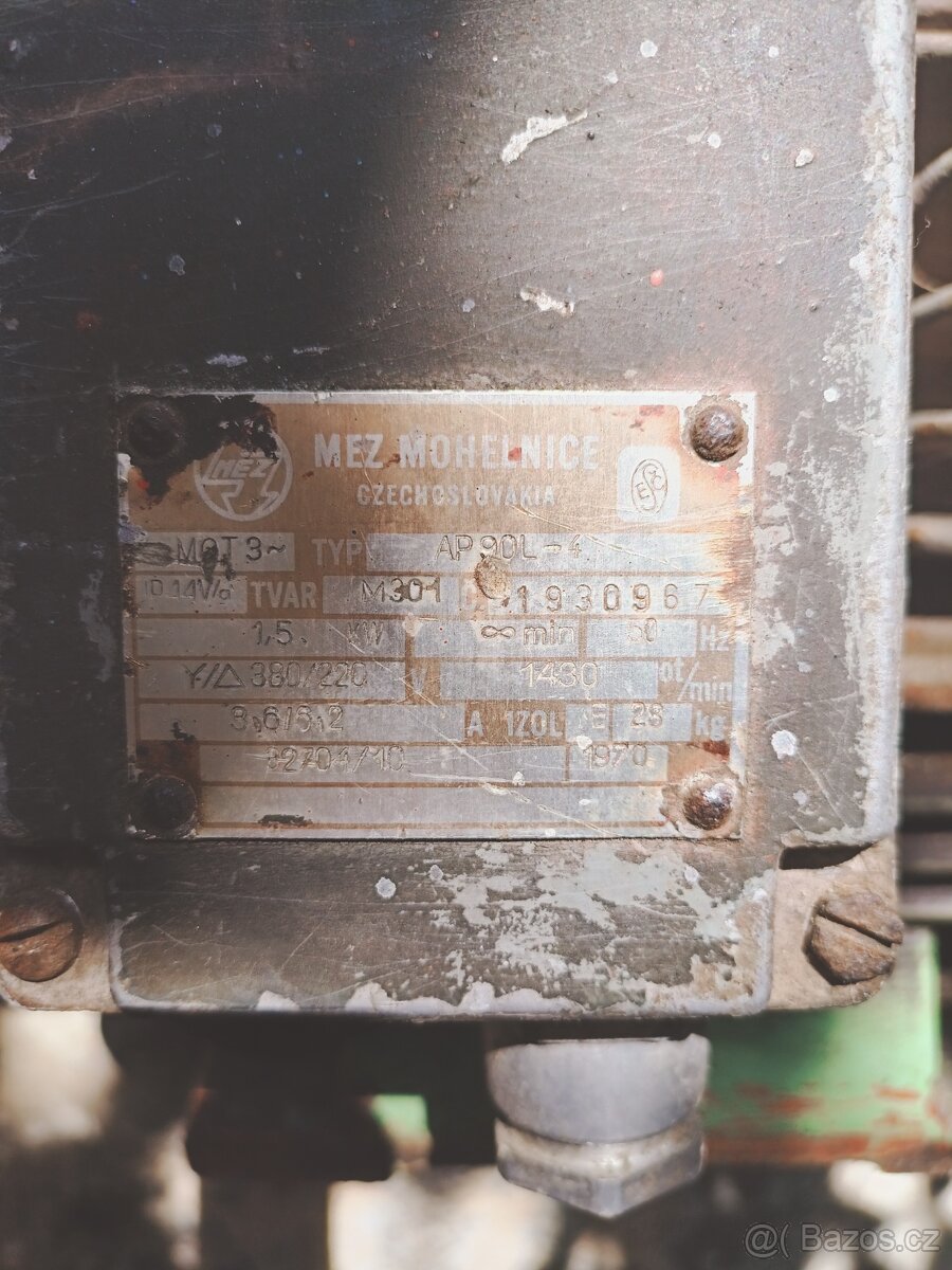 Motor MEZ Mohelnice 3 fázový