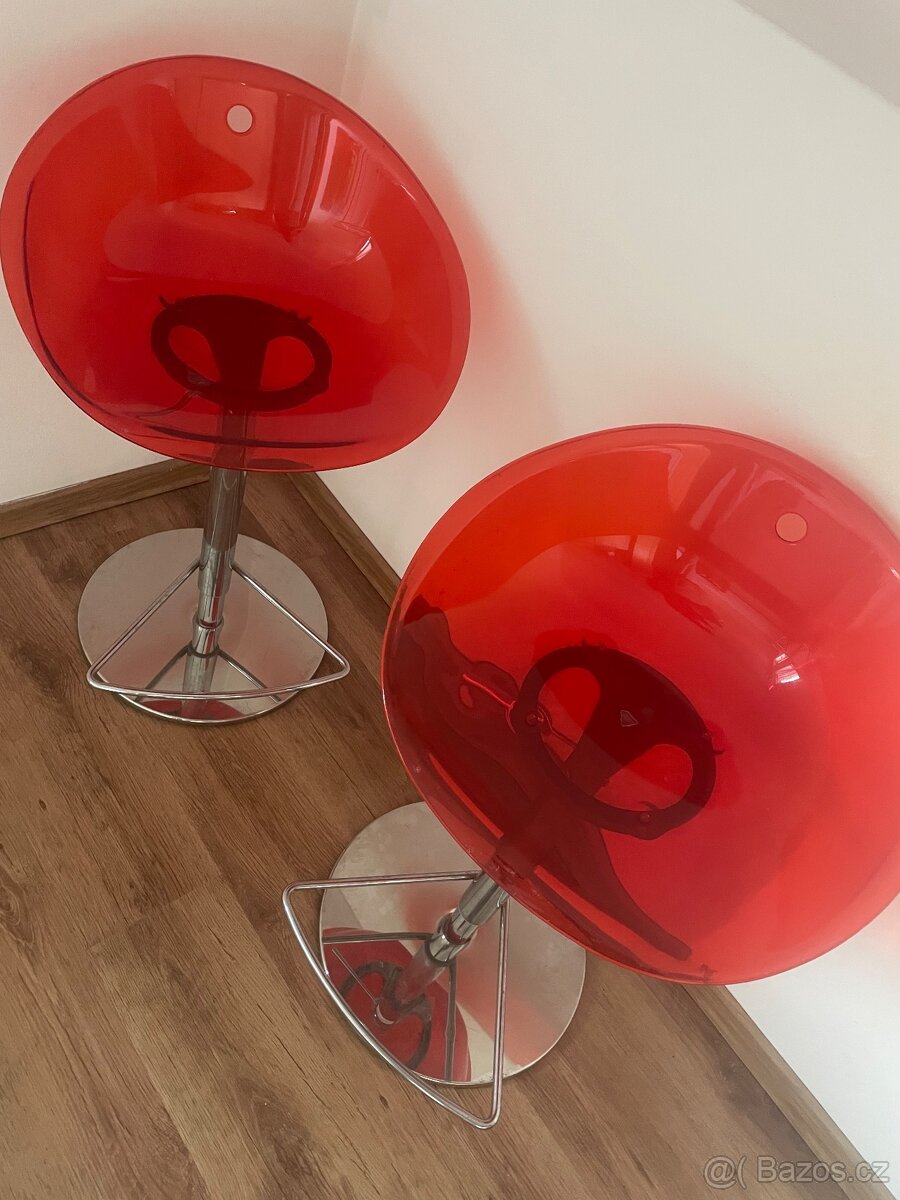 2x barová židle