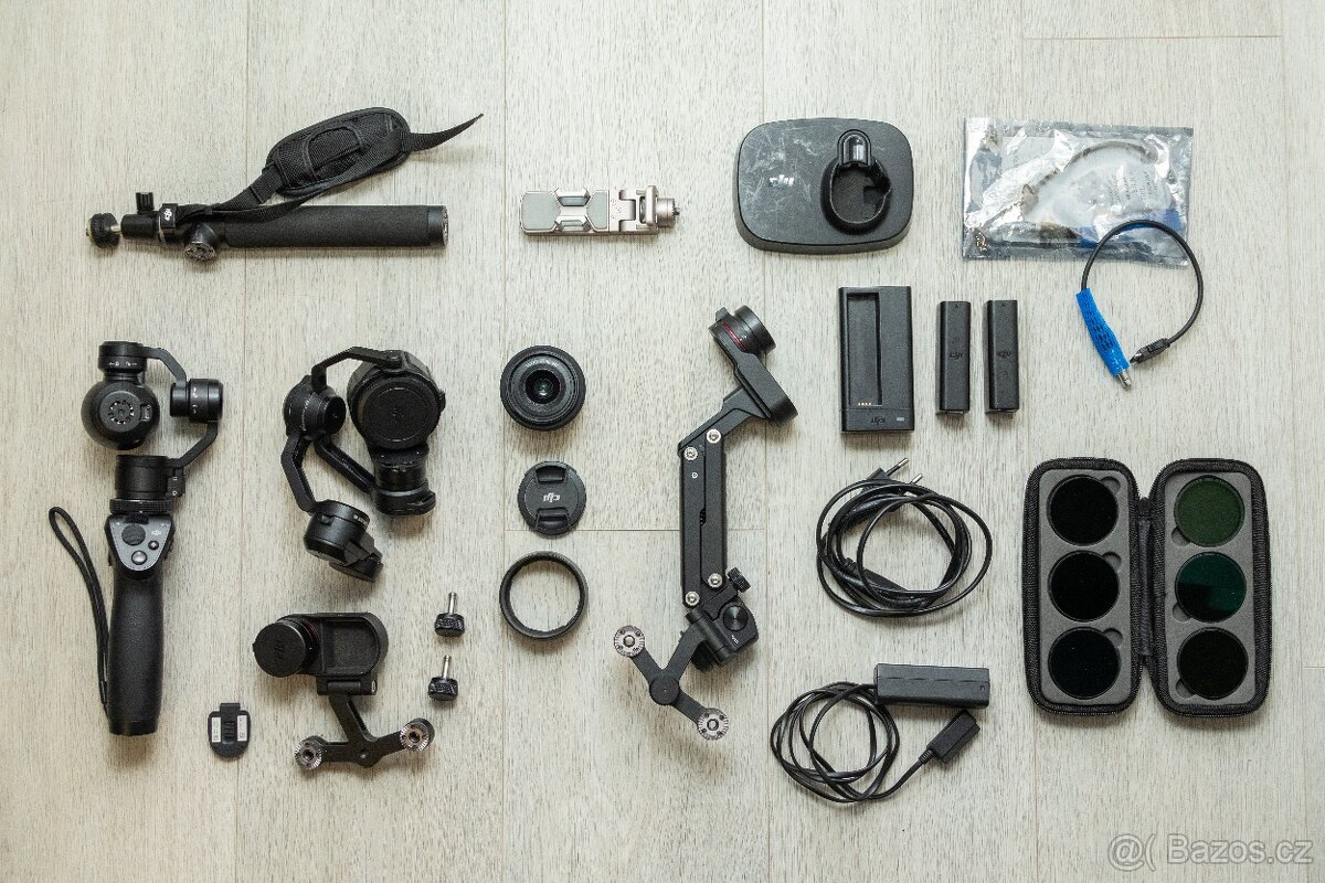 DJI Osmo, Zenmuse X3+X5, adaptér X5, Z-Axis, DJI 15 mm f/1.7