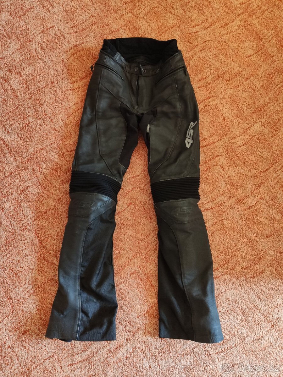 Dámské kalhoty na motorku 4SR kožené, velikost 36