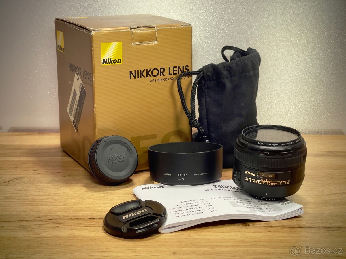 Nikon AF-S NIKKOR 50mm f/1.4G – perfektní stav