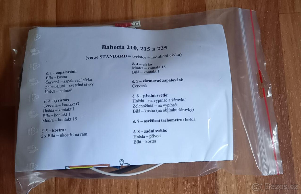 kabeláž BABETTA - více verzí