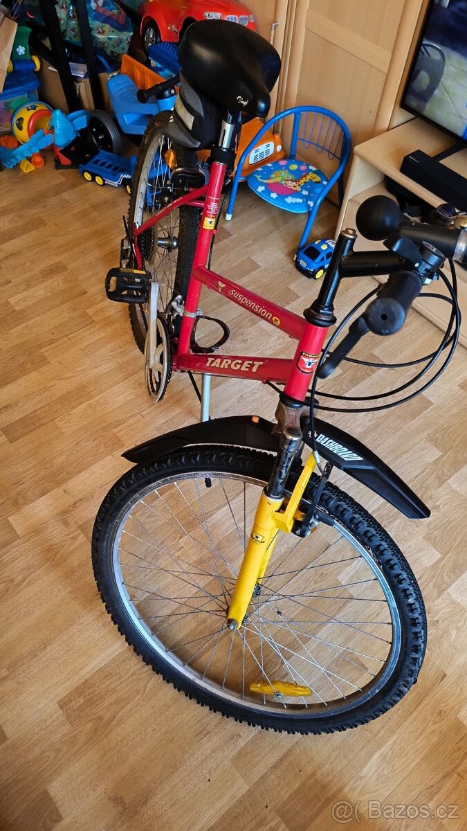 Horské Kolo Target Suspension + PŘÍSLUŠENSTVÍ ZDARMA