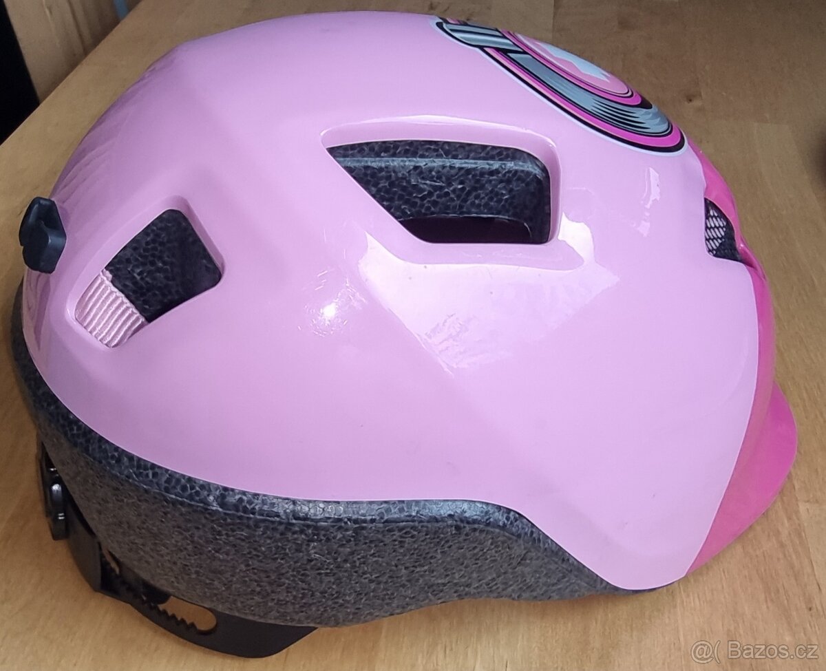 2x Dětská cyklistická helma BTWIN (holka/kluk)