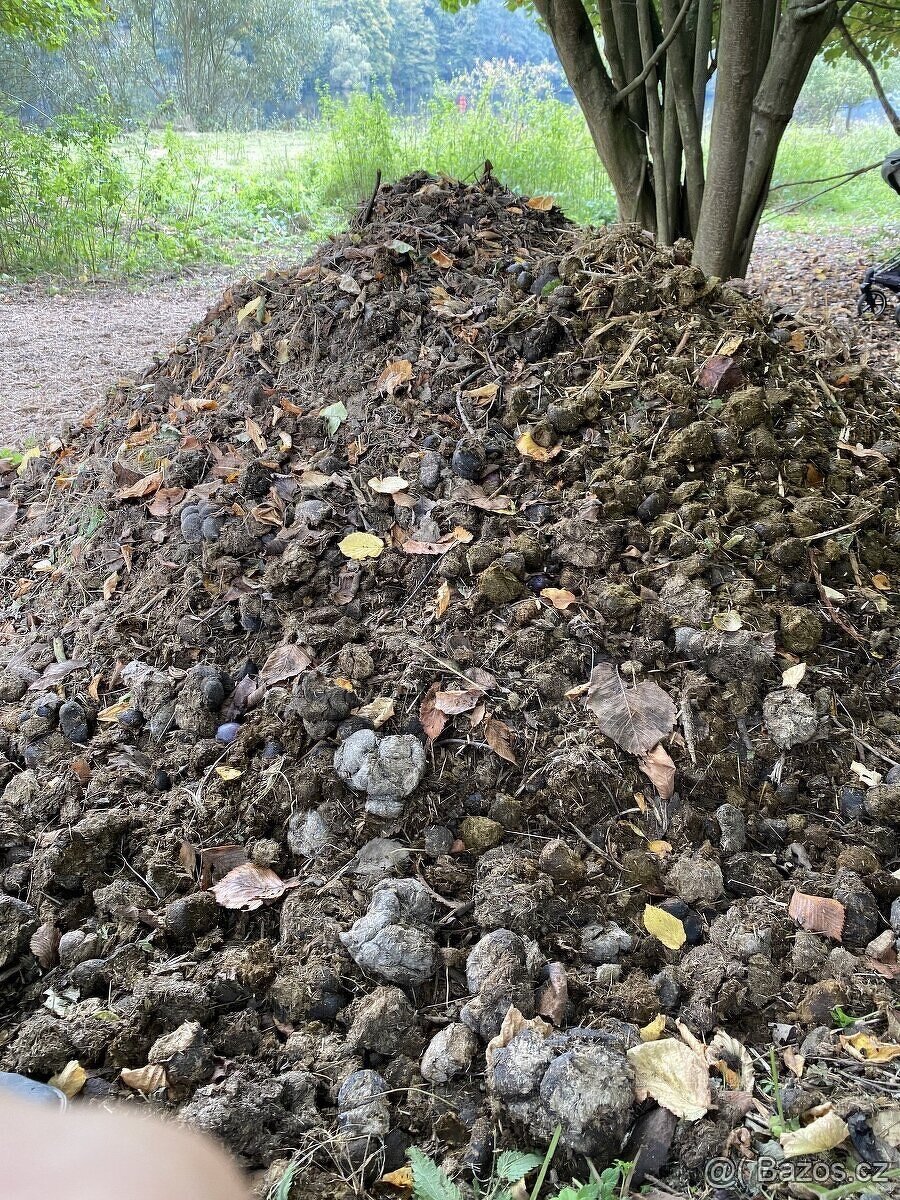 koňský hnůj pytlovaný