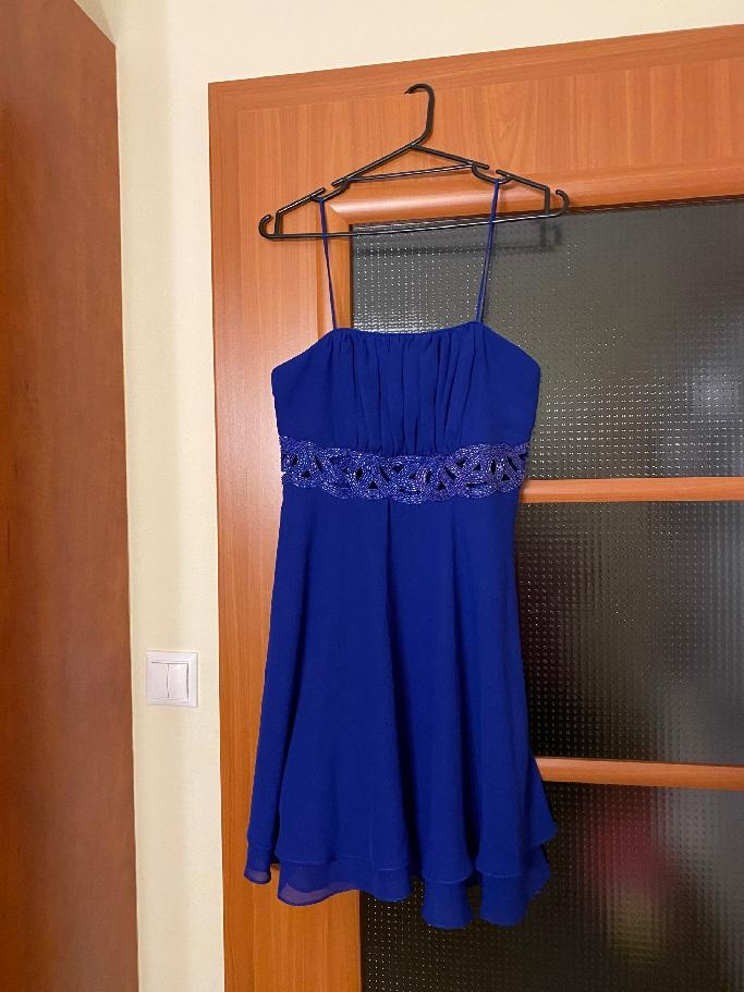 Dámské modré šaty Carlen