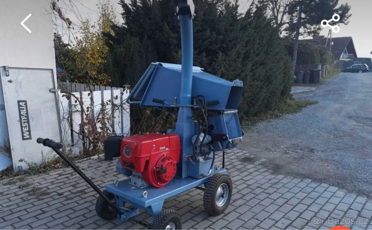 Pronájem štěpkovače