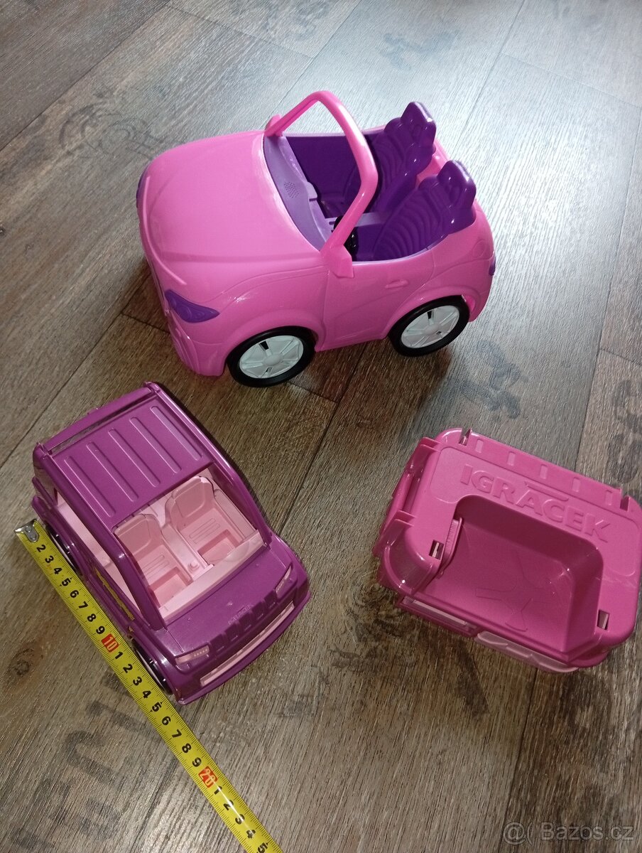 Hello Kitty auto, auto pro Barbie , domeček Igráček