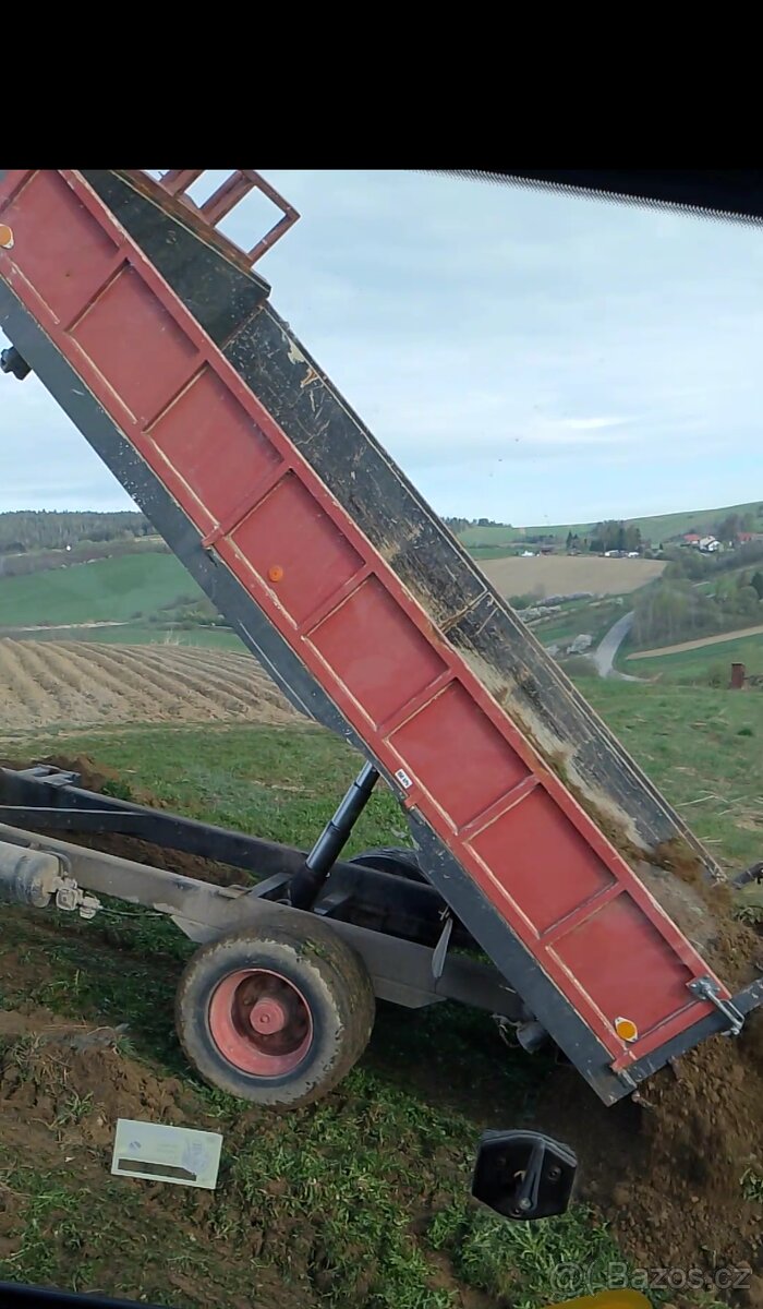 Vlečka vyklapačka 8t