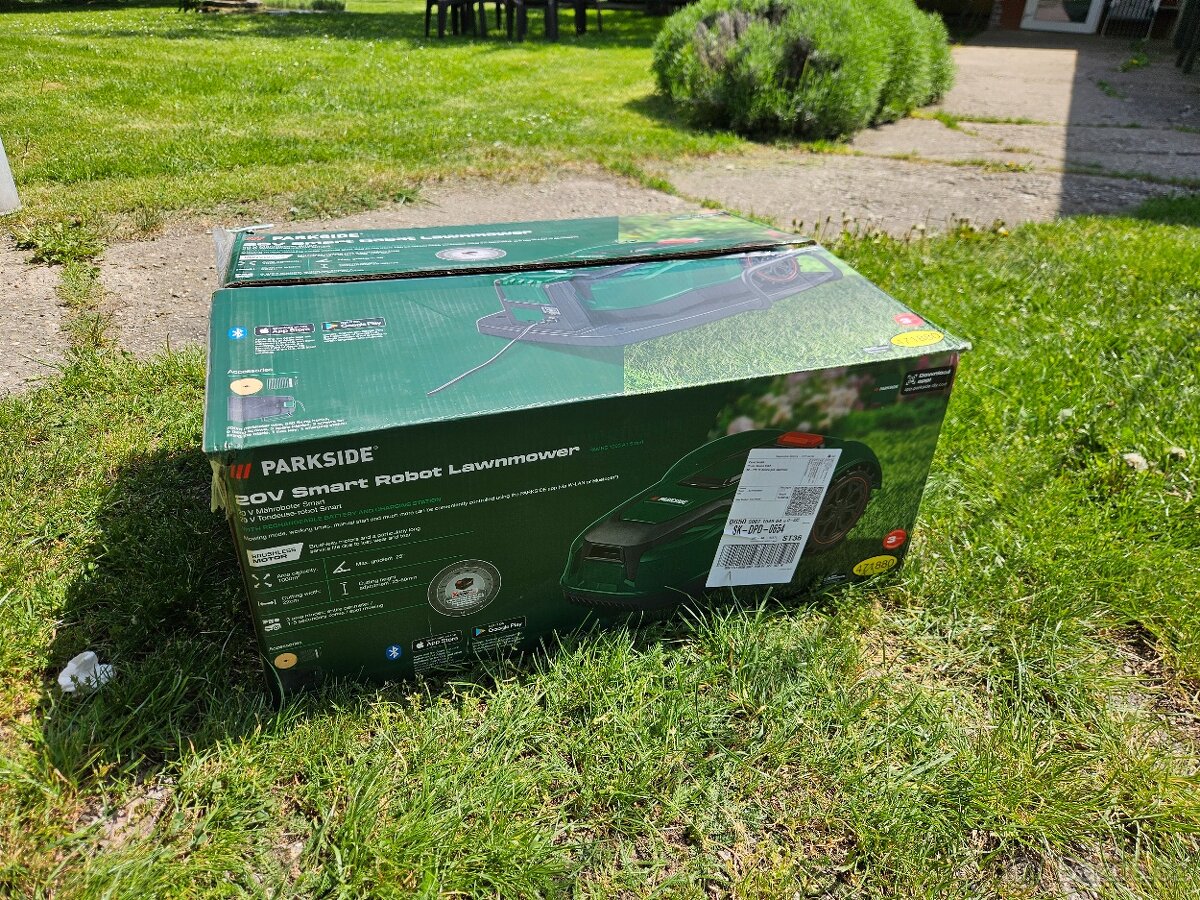 Robotická sekačka PARKSIDE PAMRS 1000 A1 samrt - nová