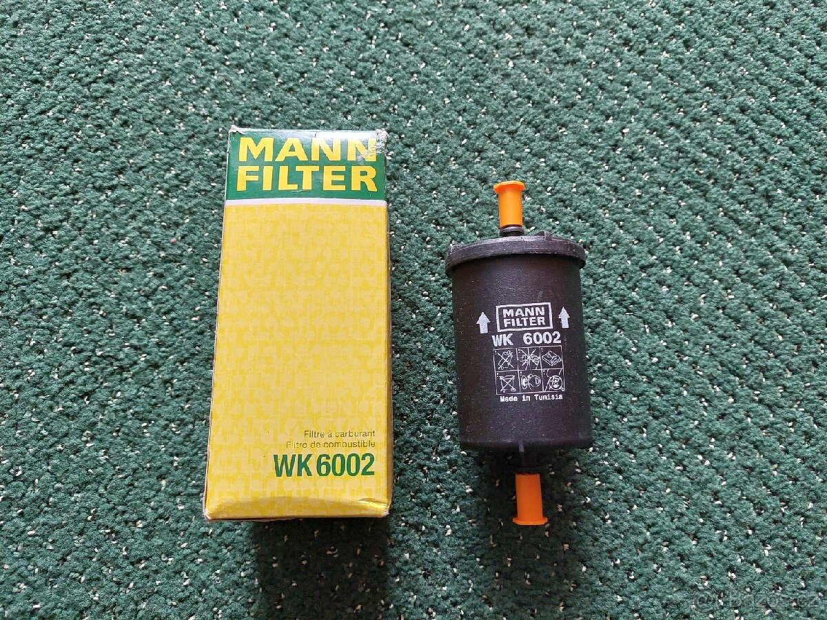 Palivový filtr MANN WK 6002 pro benzinové vozy Renault