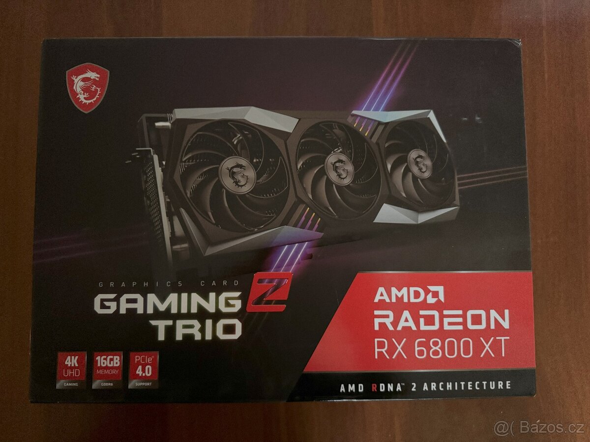 AMD MSI RX 6800XT Gaming Z Trio