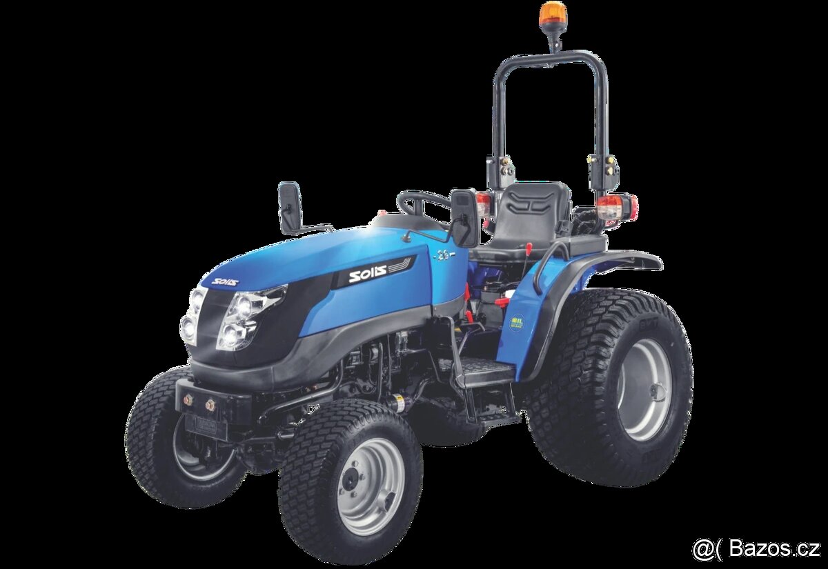 Traktor Solis 26 6+2+,čelní nakladač, lopata 1,2m,kola Galax