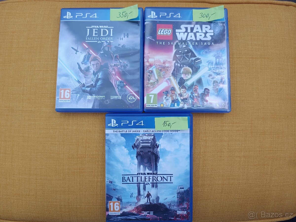 Star Wars hry PS4 - Fallen, Lego, Battlefront