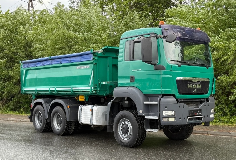 MAN TGS 26.440 - 6x6 – Meiller S3 + Bordmatik – EURO 5
