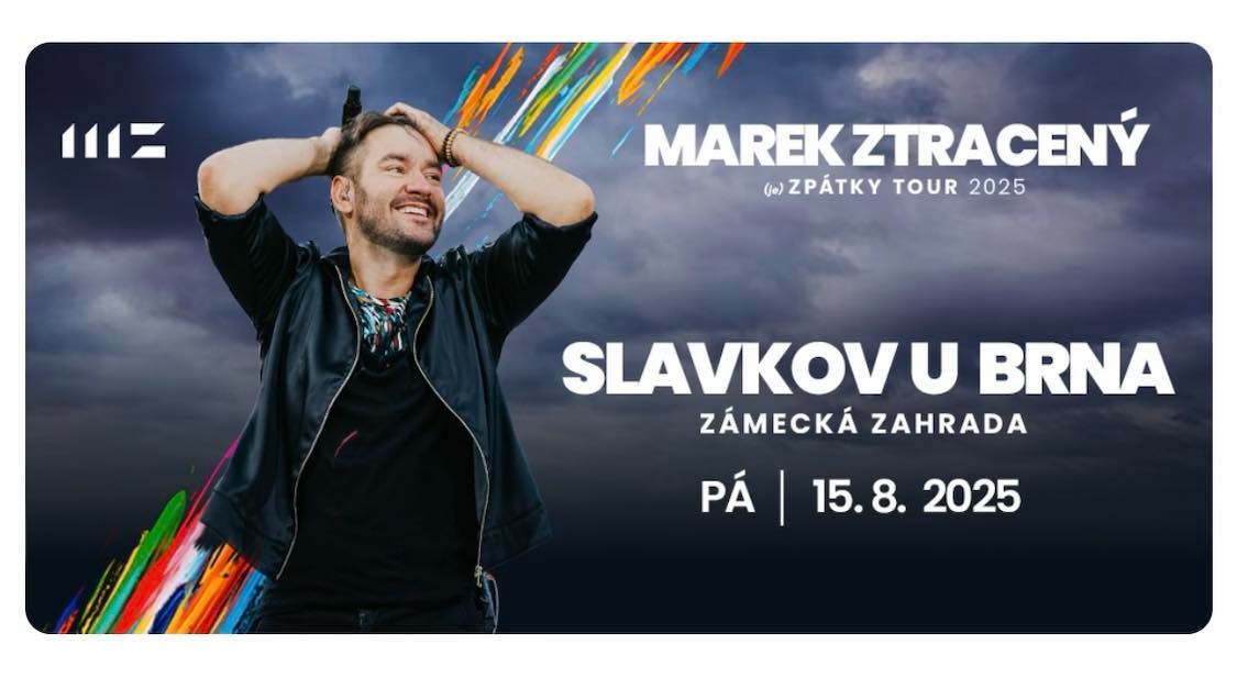 Prodej 3x lístek na Marka Ztraceného 15.8.2025 Sla