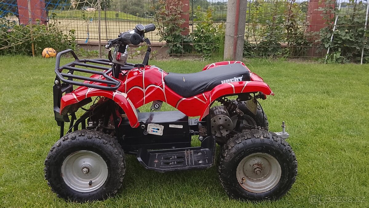 Dětská elektrická čtyřkolka hecht