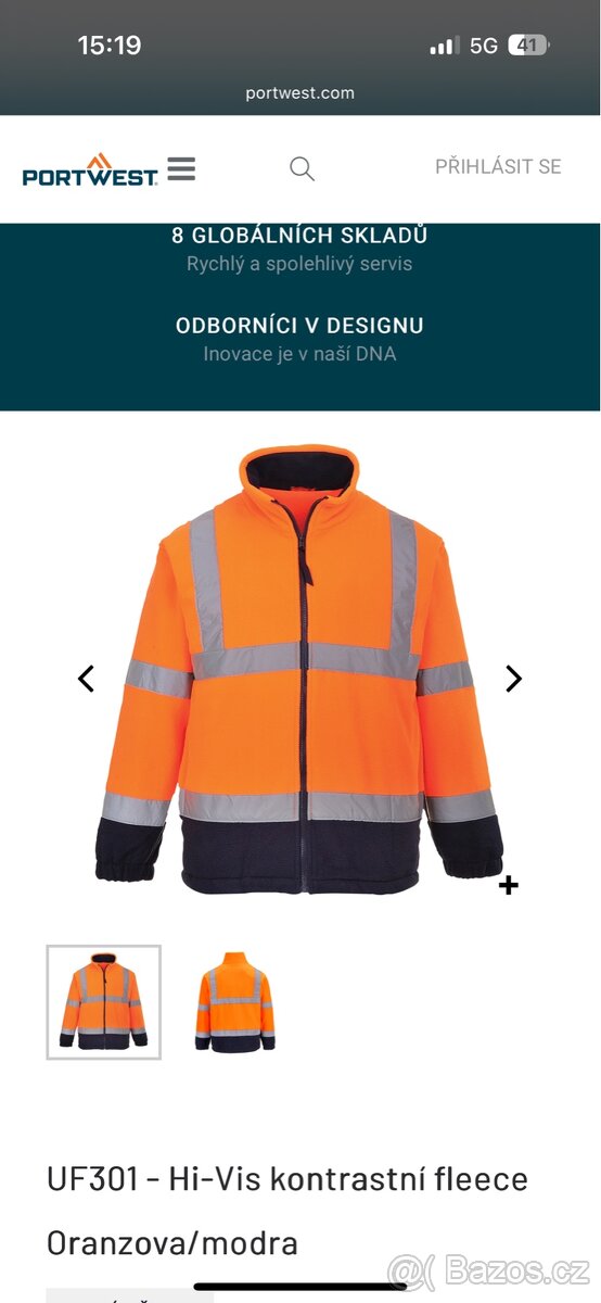Portwest fleece vel. M