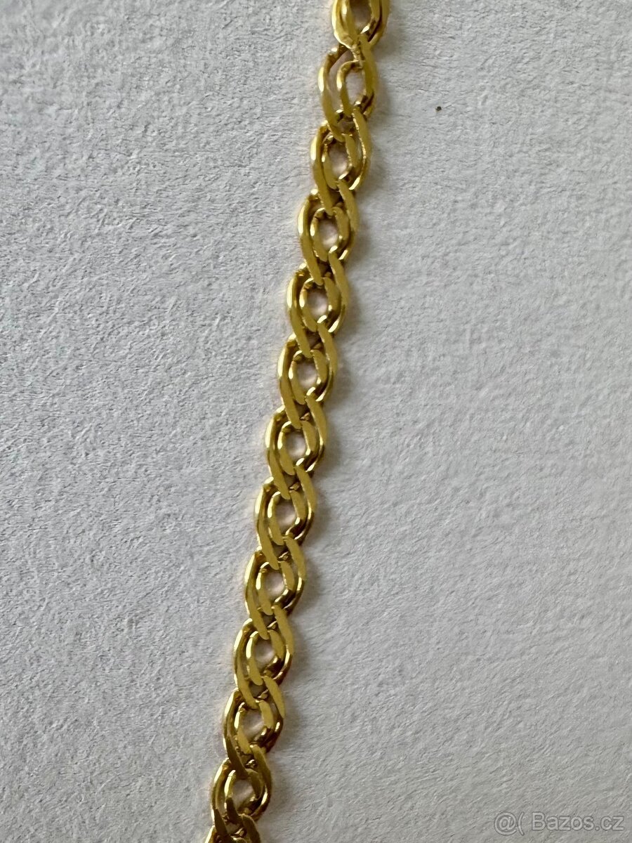 Zlatý řetízek 14K, 7,30 g, 55 cm