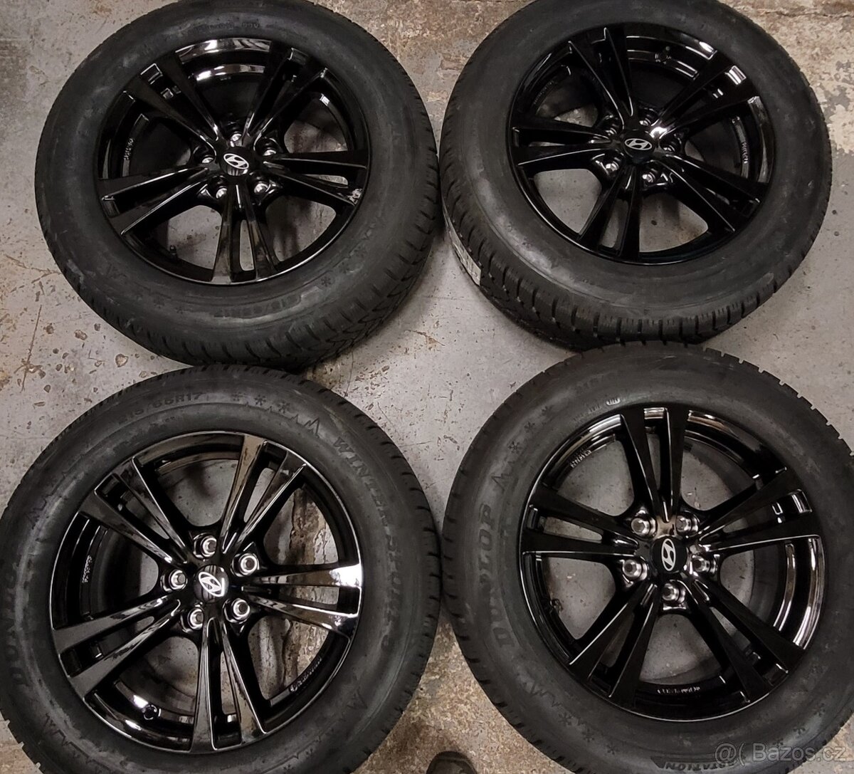 Hyundai Tucson IV,alu 17',zimní set,Dunlop,TPMS
