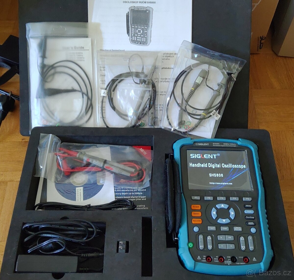 Osciloskop Siglent SHS806, 2x 60MHz, 1GSa/a