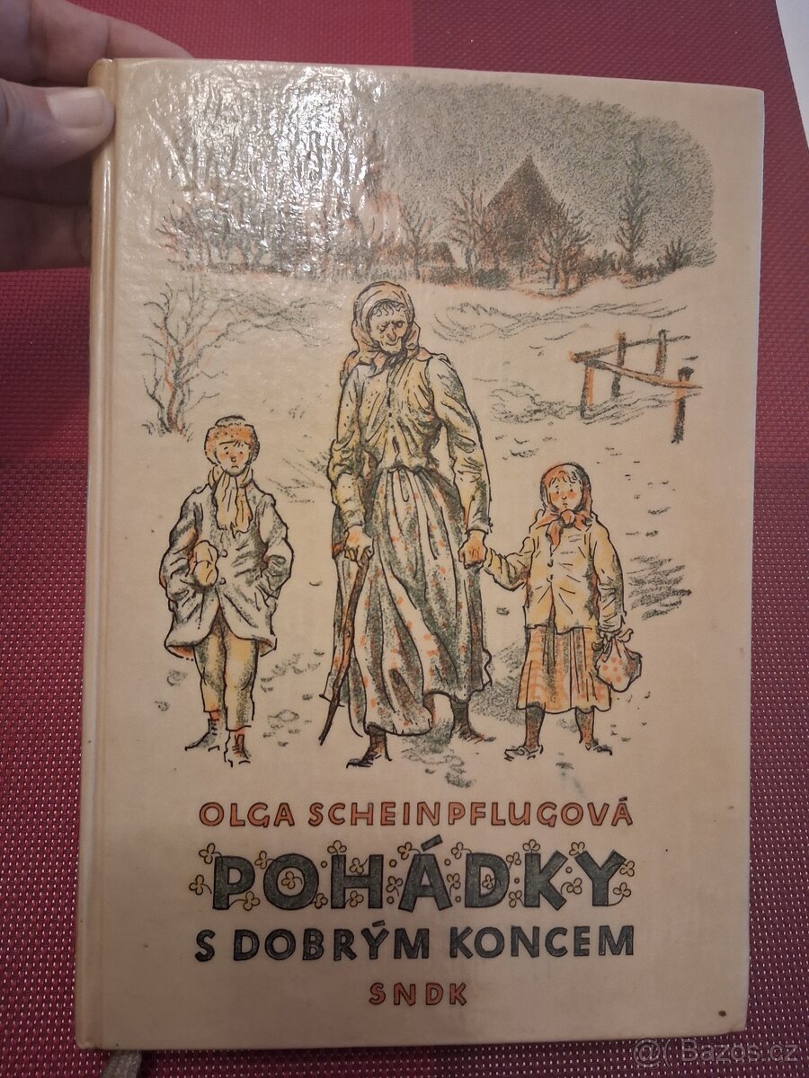 Stará kniha pohádek od Olgy Scheinpflugové 1957