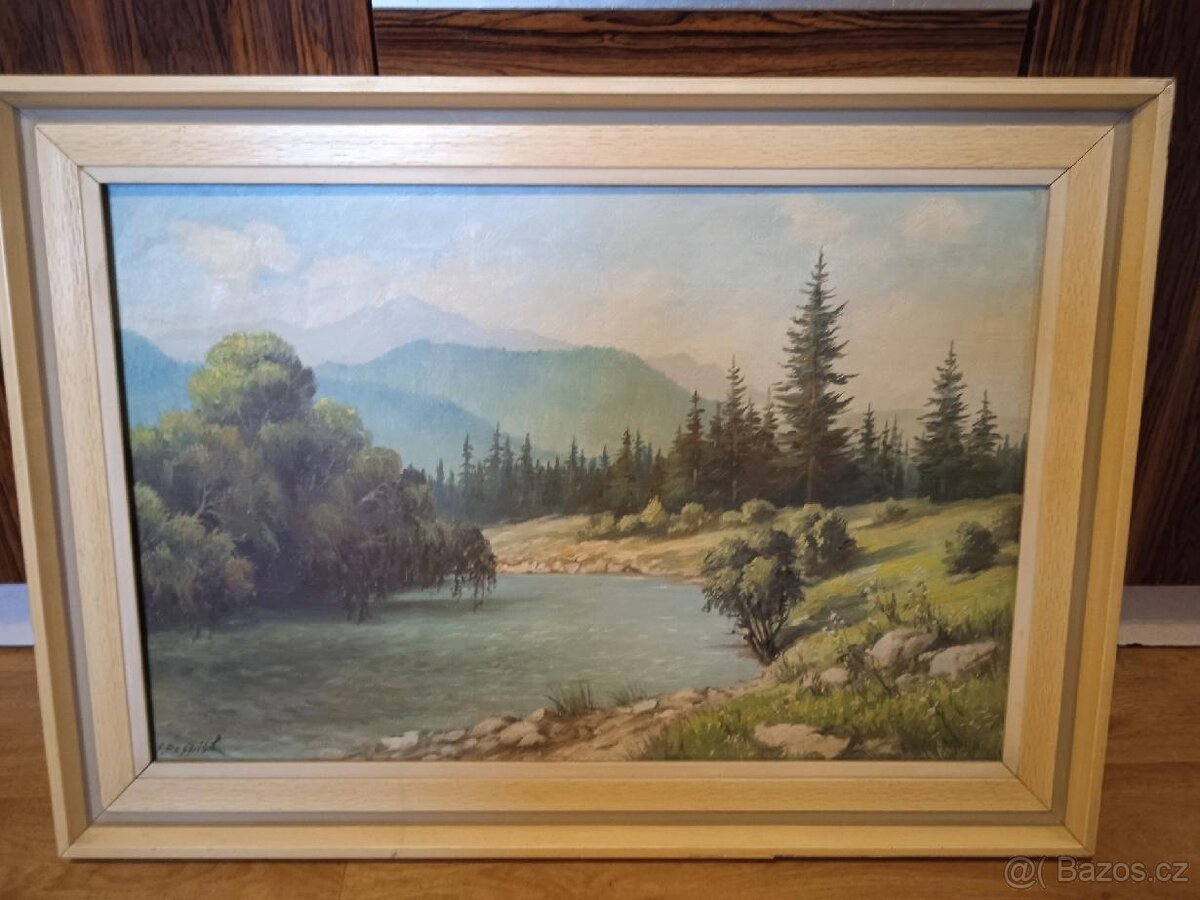 František Pospíšil ,malíř, pedagog (n.1896), Krajina Moravy