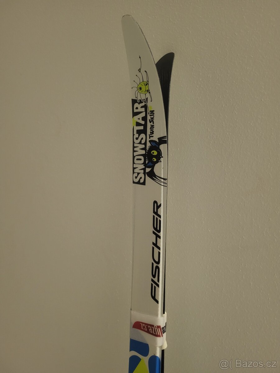 Dětské běžky Fischer Snowstar Twin Skin 120 cm s vázáním
