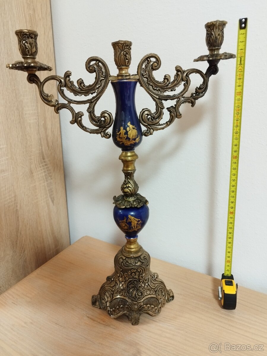 Trojramenný svícen