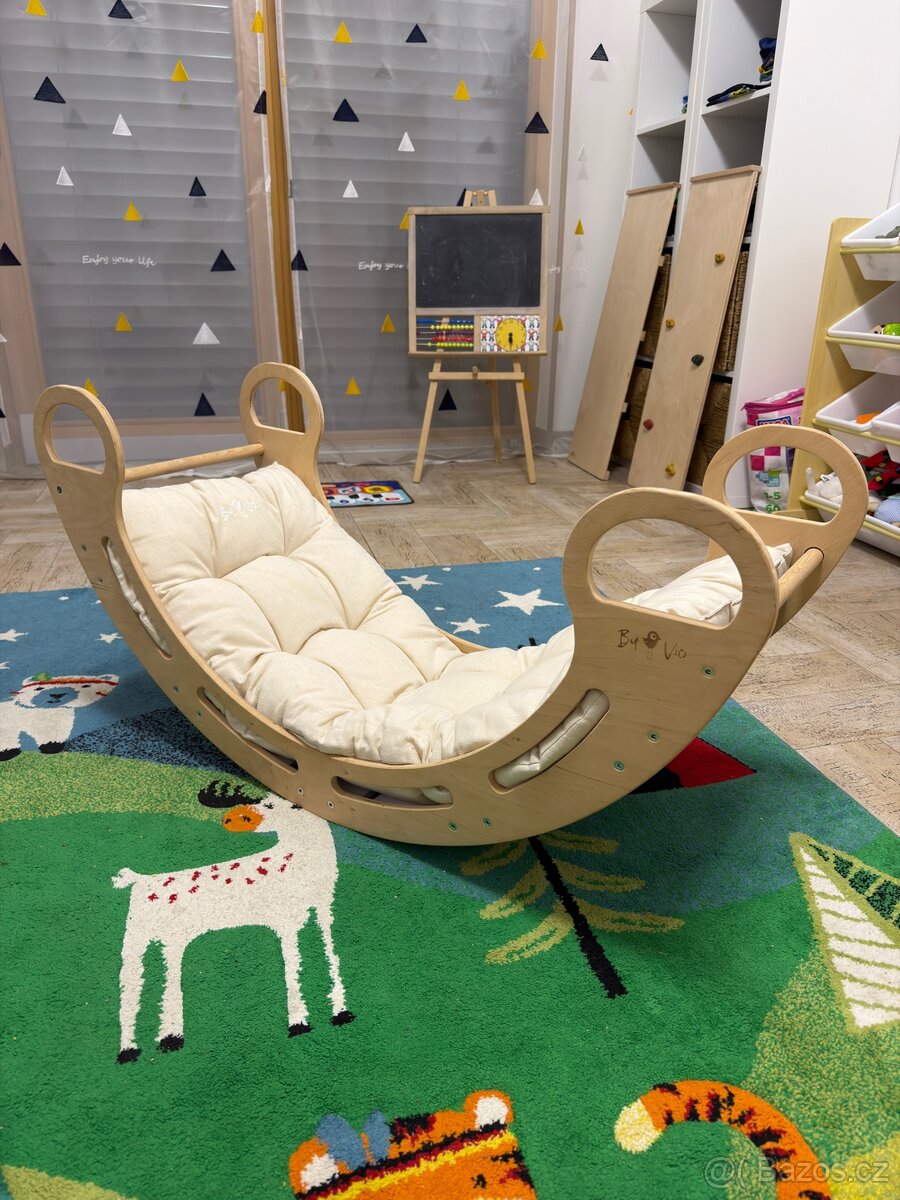 Be Vici dřevěná Montessori houpačka