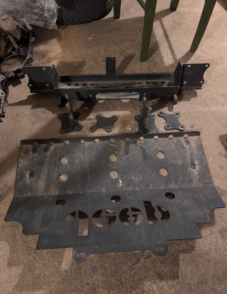 Jeep ZJ nájezďák plotna na naviják
