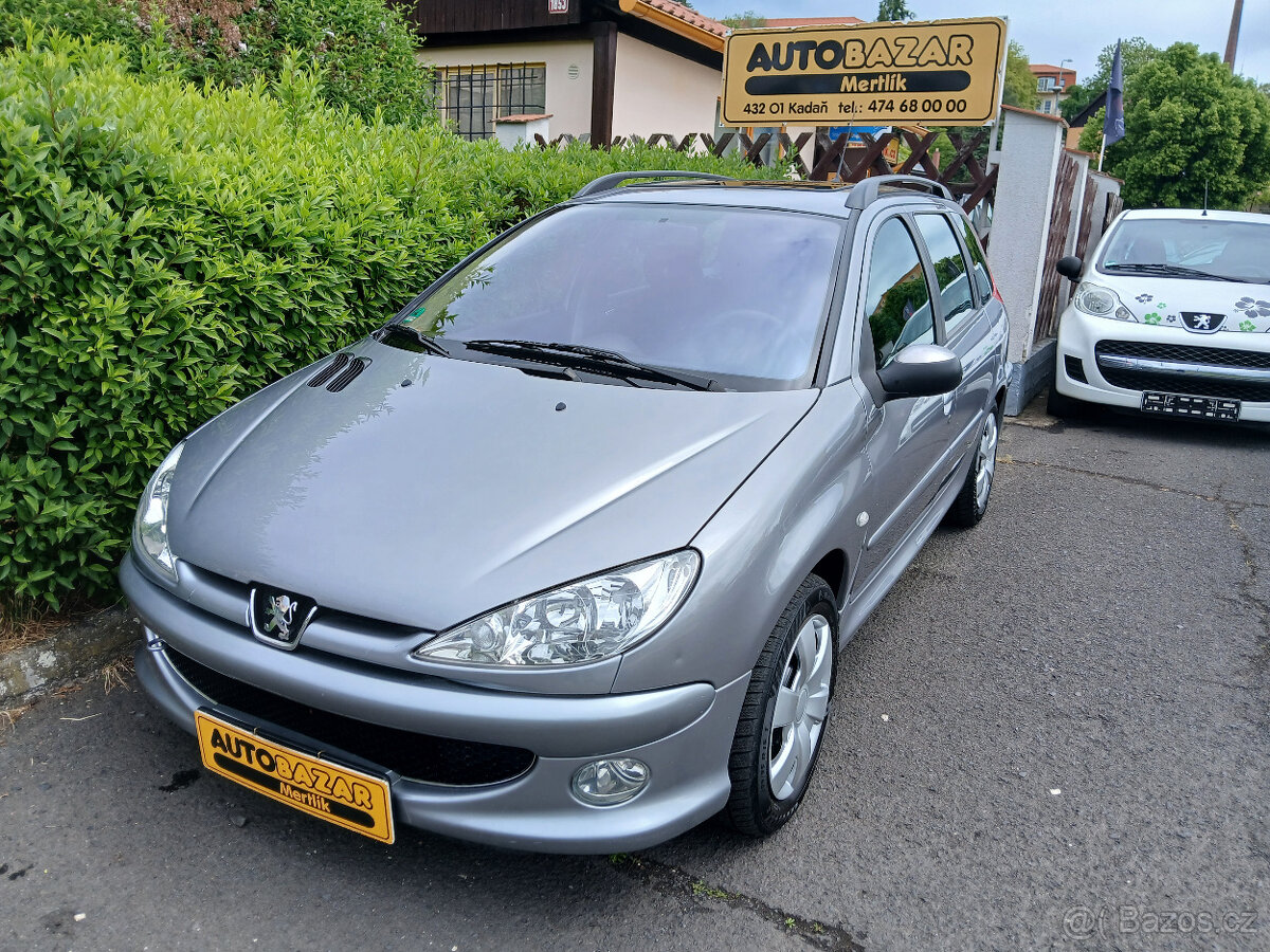 Peugeot 206, 1,6 jen 90Tkm