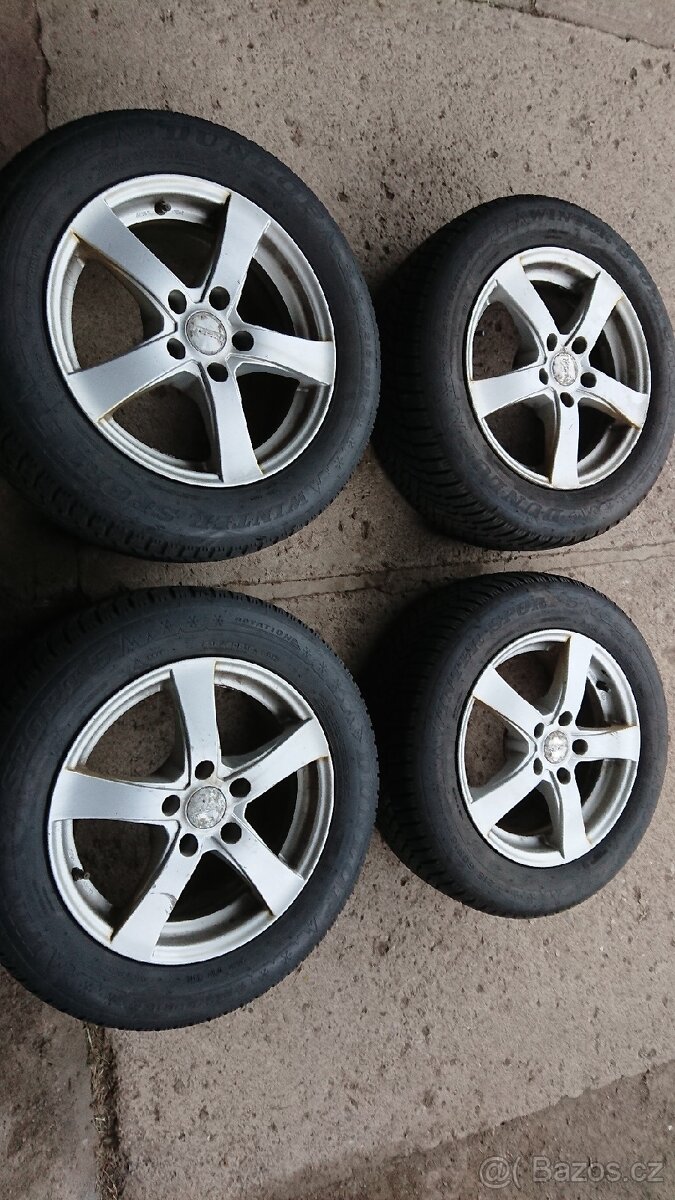 Alu kola disky R16 nové pneu zimní 215/60R16 99H