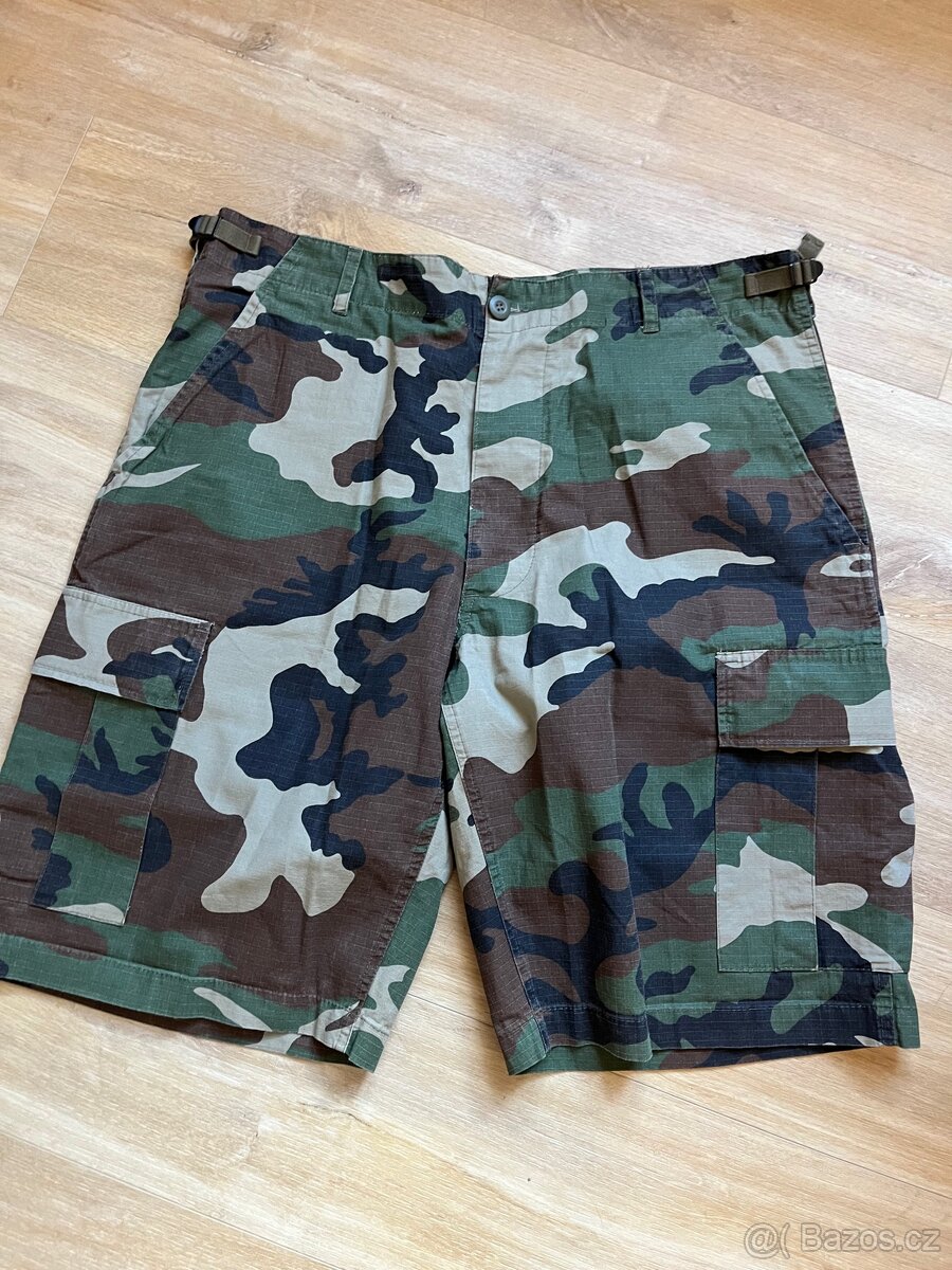 Kraťasy U.S. Army BDU woodland
