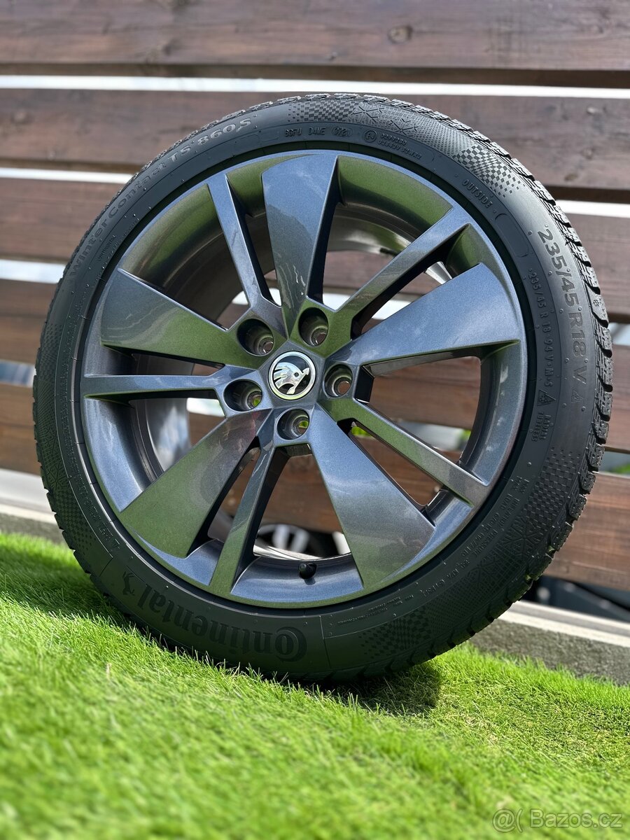 Alu kola 5x112 r18 s pneu (zens3)