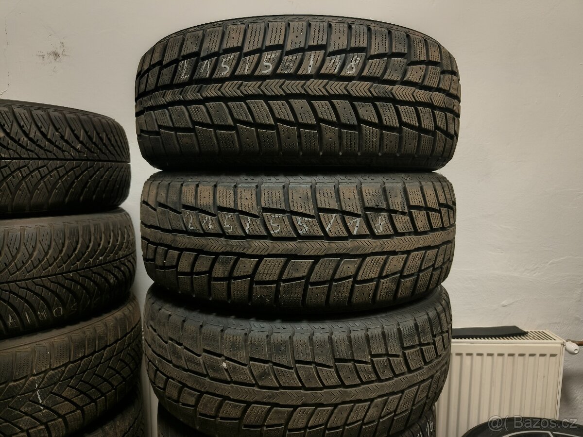 Zimní pneu 2+1 ks gratis 215/55R18