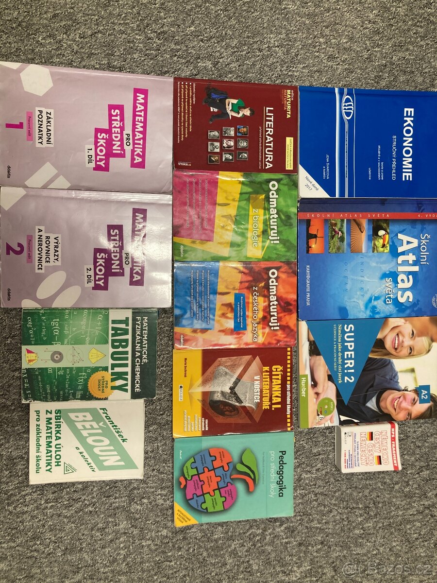UČEBNICE A PS PRO SŠ - pedagogická - MA, ČJ, BIO, EKO, NĚM