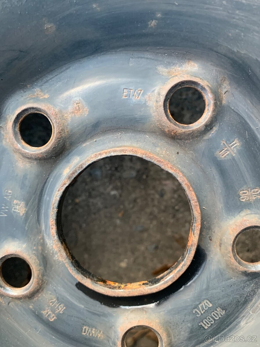 Plechové disky 5x112 6j15 ET47