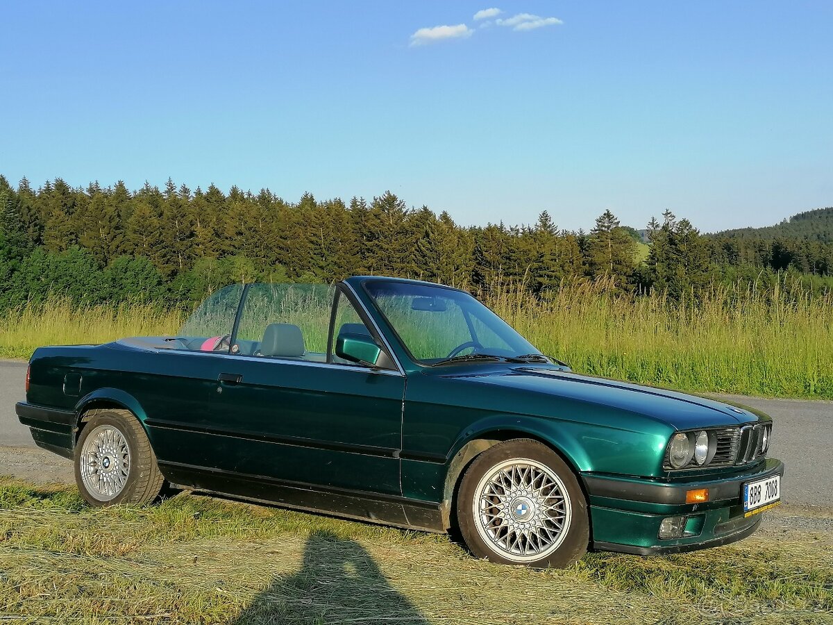 BMW E30 1,8i Cabrio 1991-naj jen 172500km,původní lak