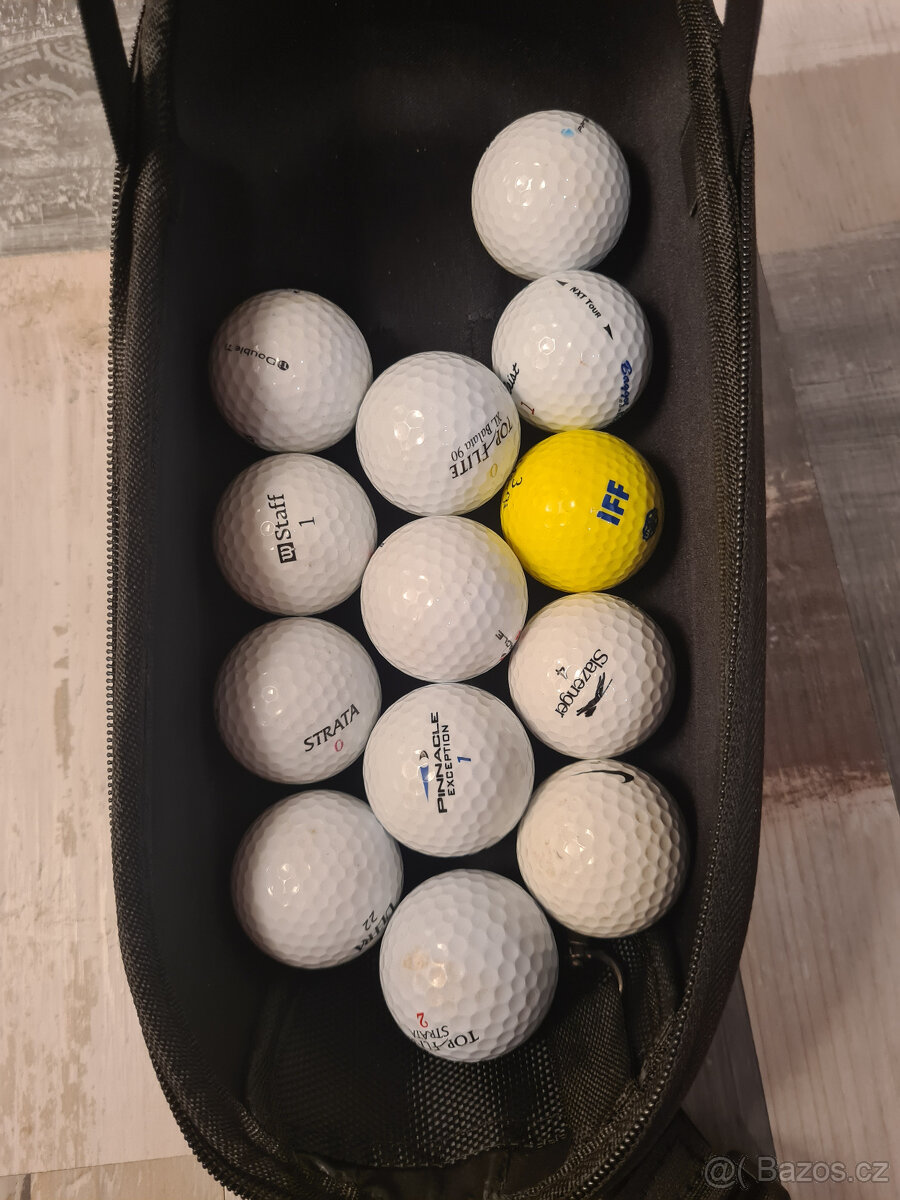 Golfové míčky, použité 13 ks