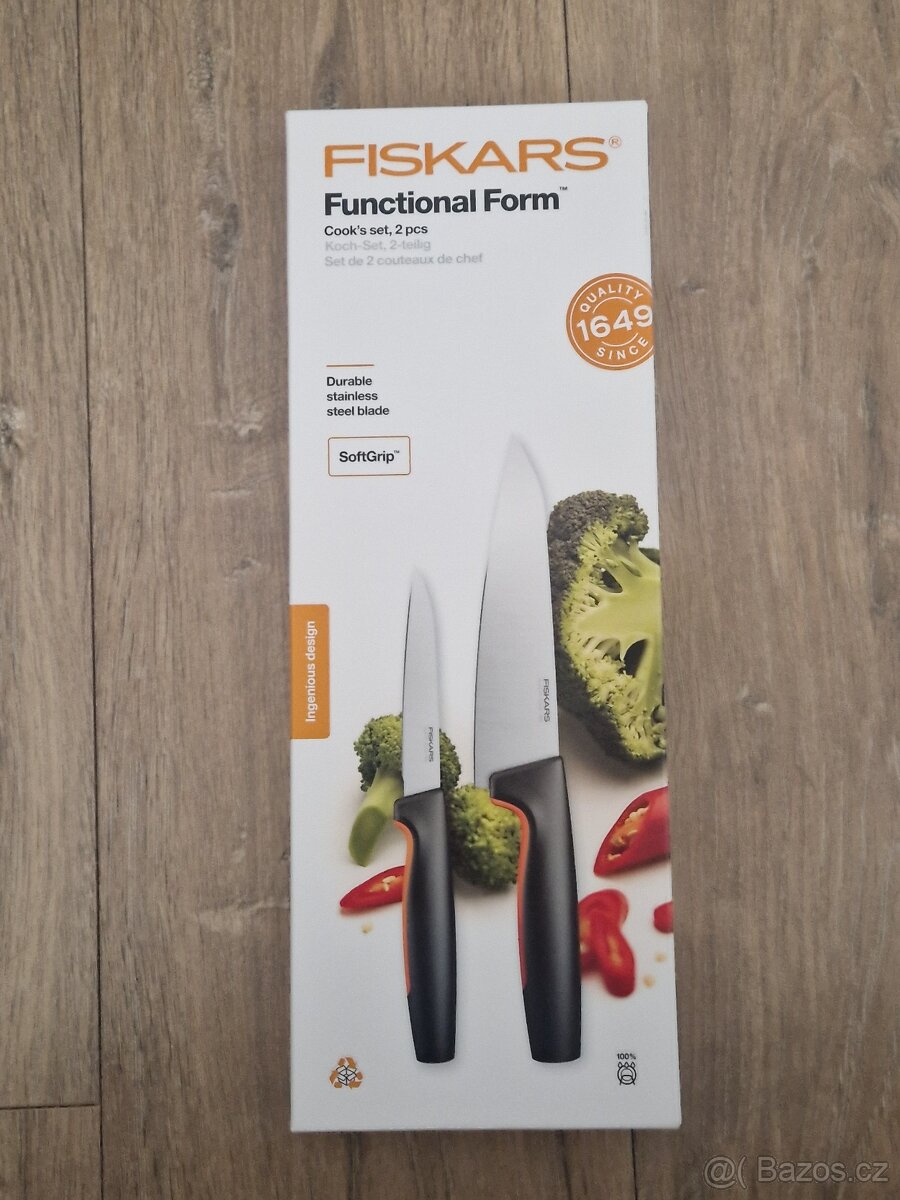 Fiskars - nová sada kuchařských nožů - 2 nože