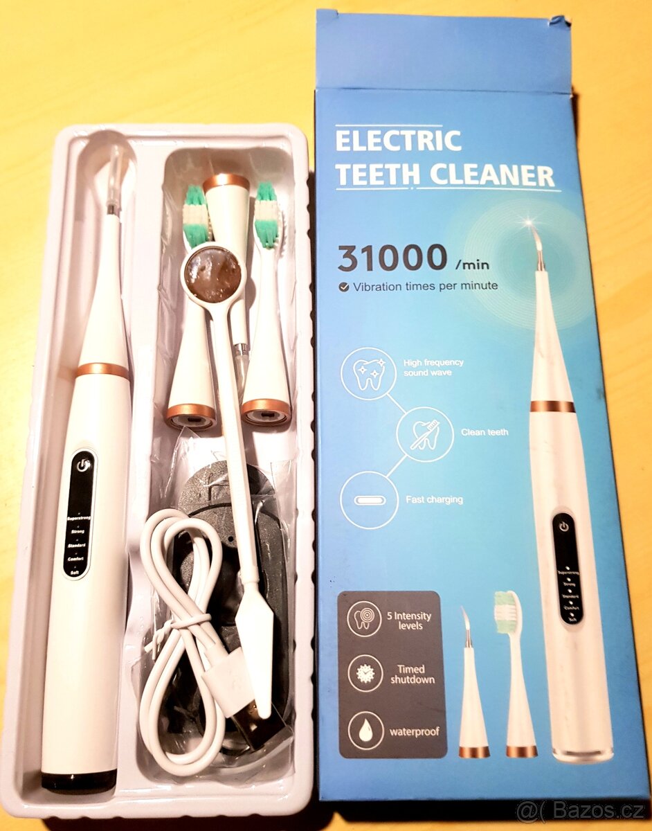 NOVÝ Elektrický zubní kartáček a přísl.