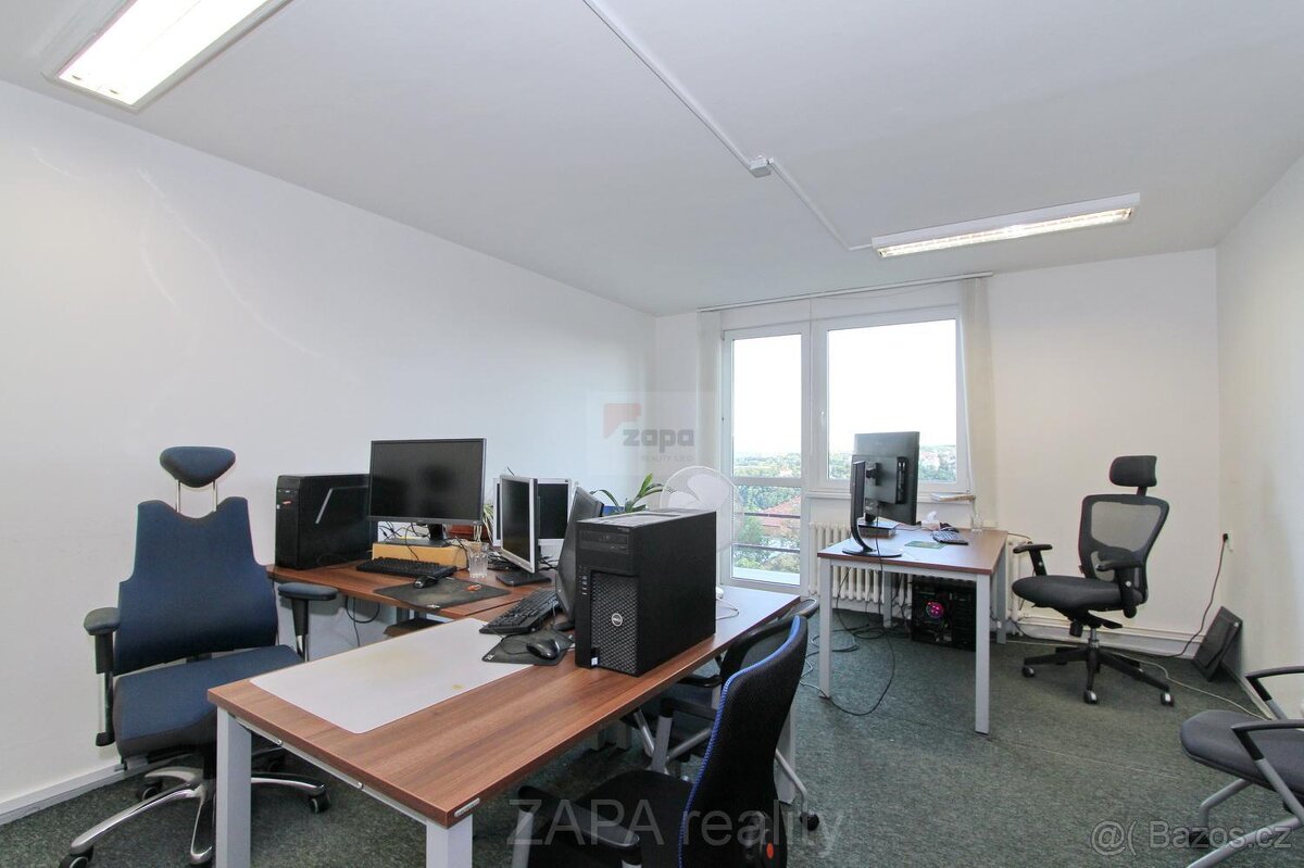 Pronájem 5 kanceláří o ploše 100 m2, Praha 5 Smíchov