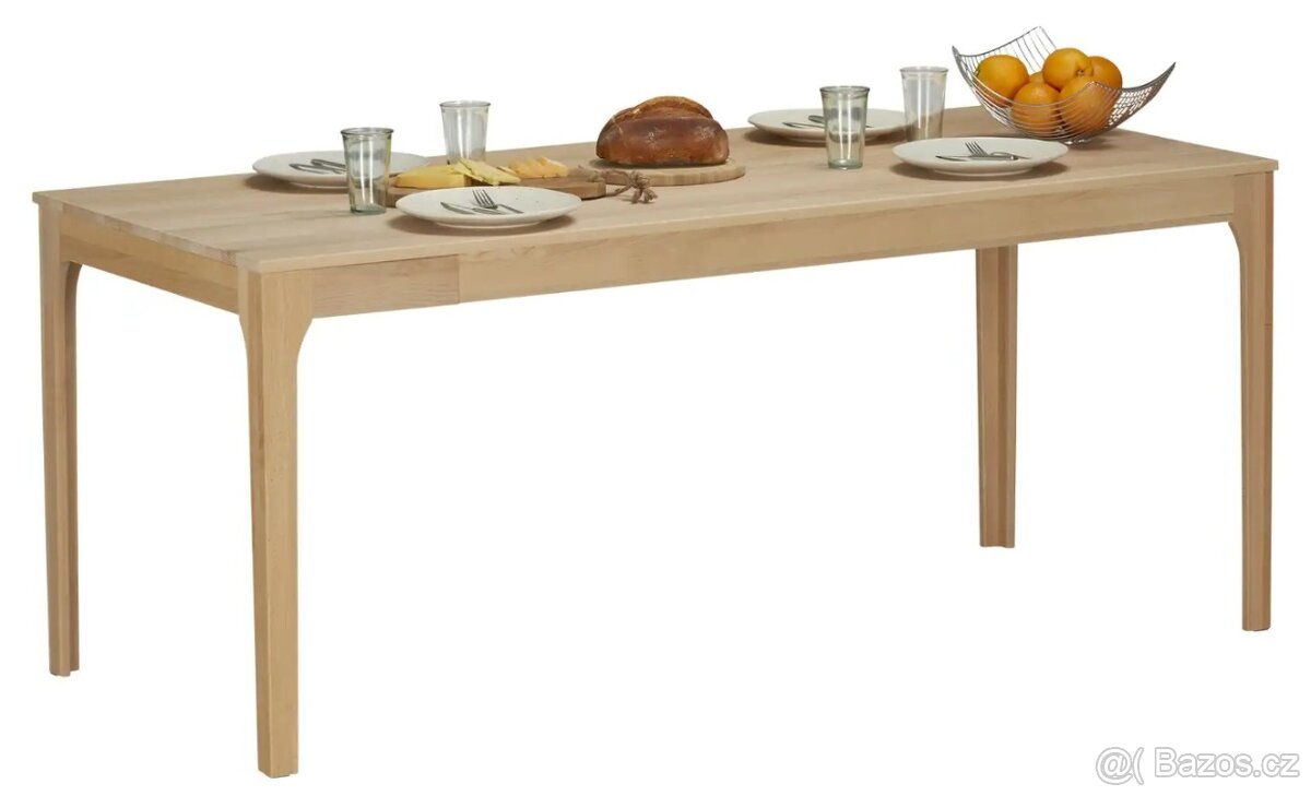 Velký rozkládací bukový stůl z masivu Germany - 180-240 cm
