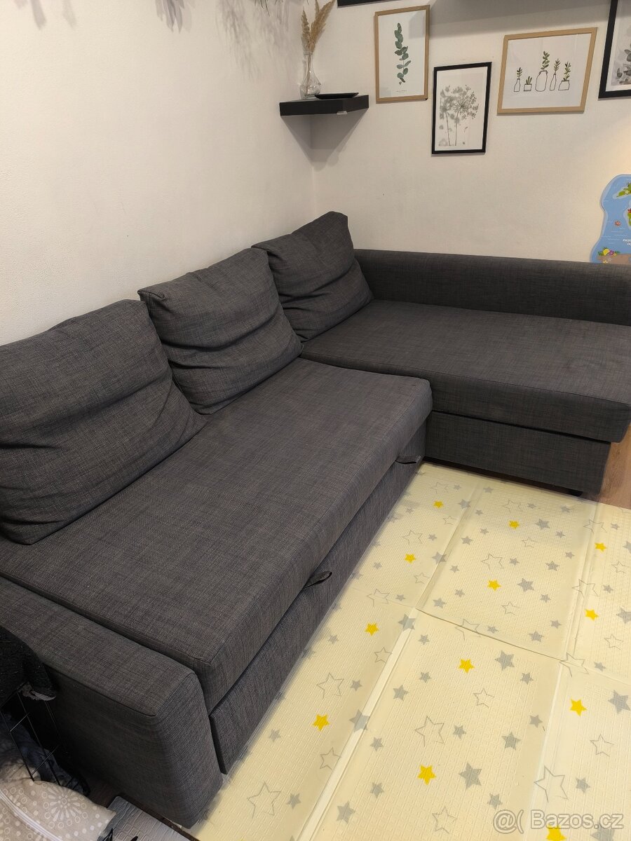 Rohová rozkládací sedačka IKEA
