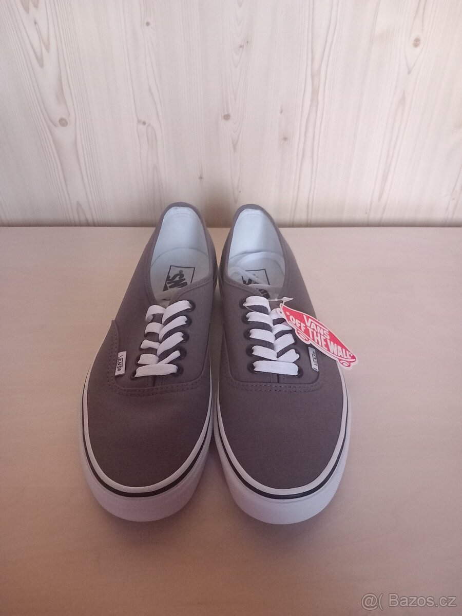 Vans Authentic Grey - zcela nové nenošené, vel. 41