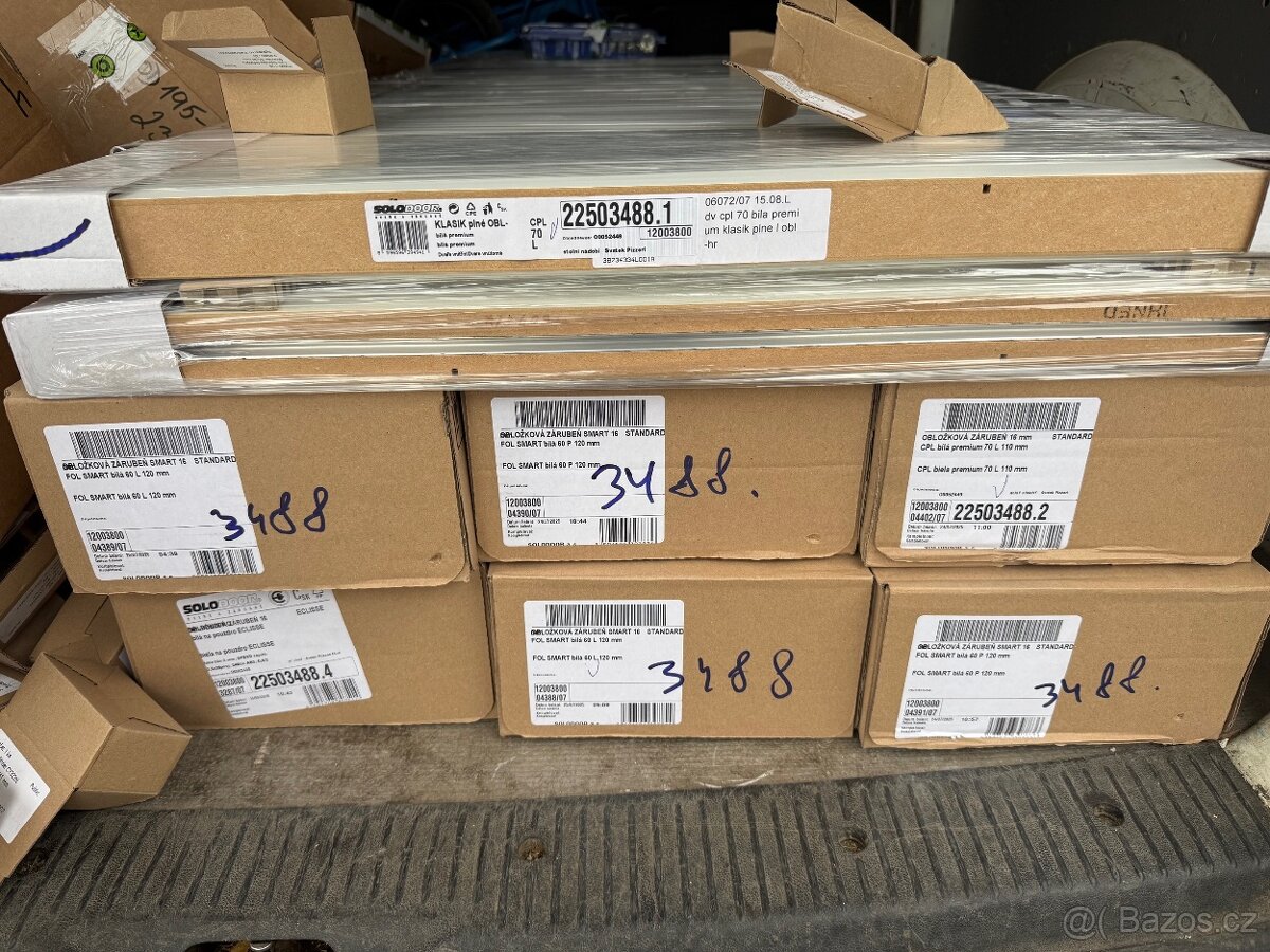 Obložkové zárubně solodoor - bílá - 60L120mm -2x, 60P 120mm