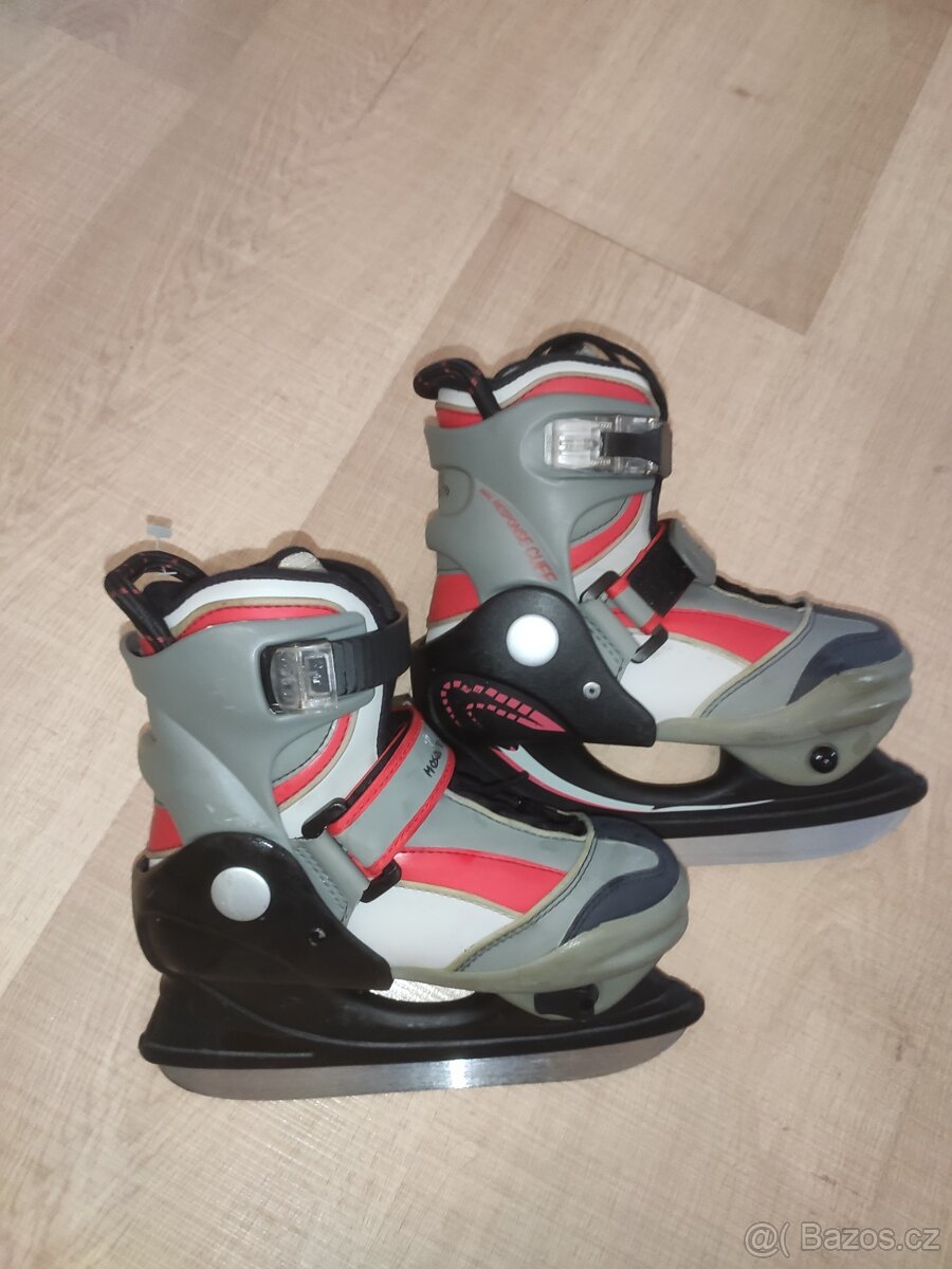 Dětské stavitelné lední brusle 31-33