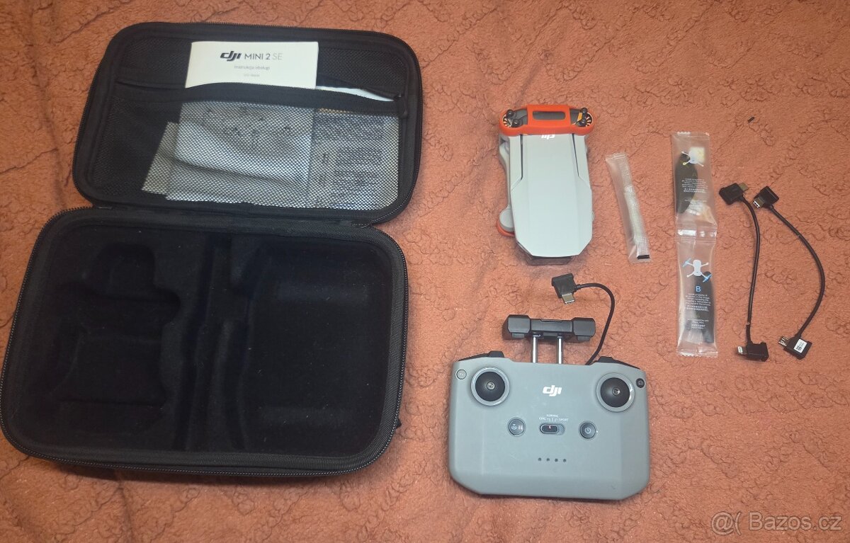 DJI Mini 2 SE (kat. C0) jako nový, 19 cyklů, pouzdro SD card